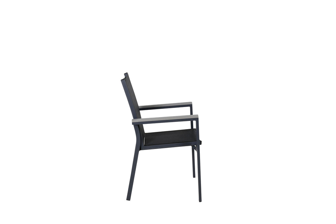 Venture Home Parma Chair 2-pack - Black/Grey