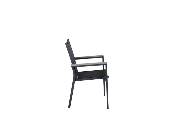 Venture Home Parma Chair 2-pack - Black/Grey