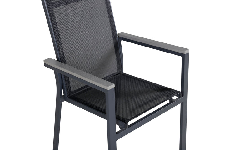 Venture Home Parma Chair 2-pack - Black/Grey