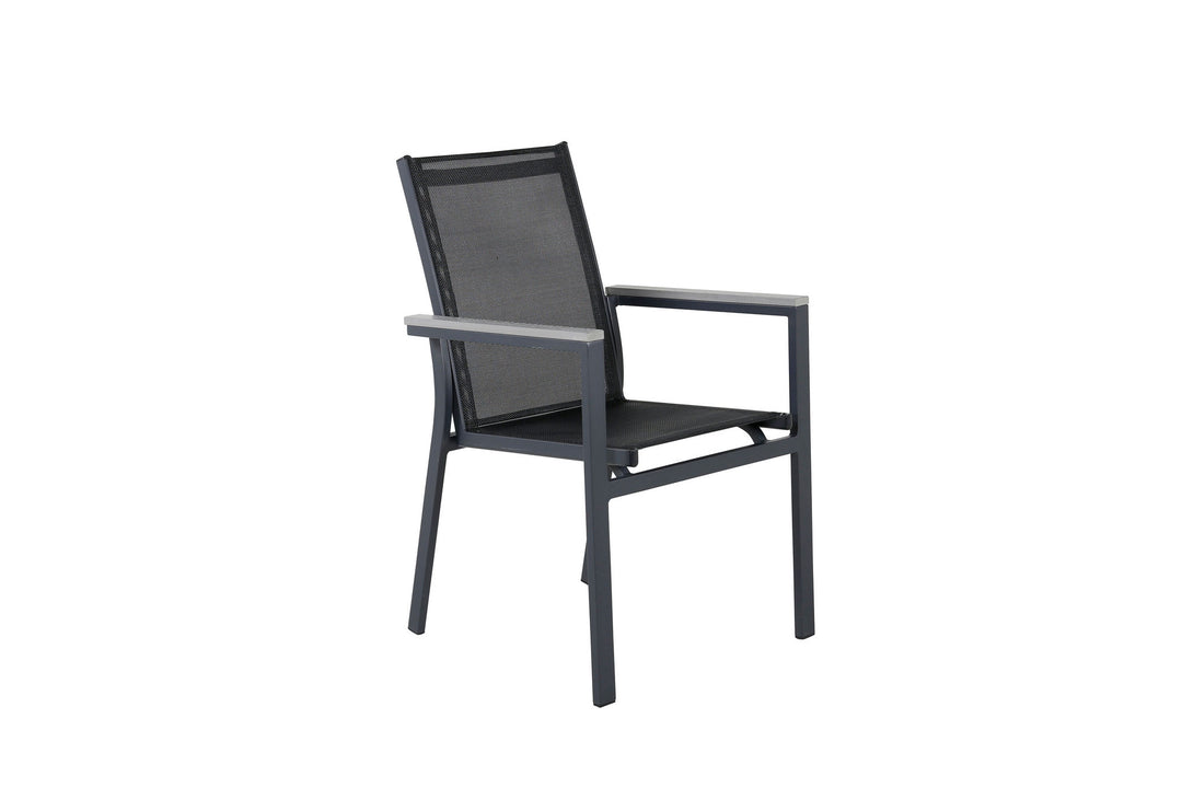 Venture Home Parma Chair 2-pack - Black/Grey