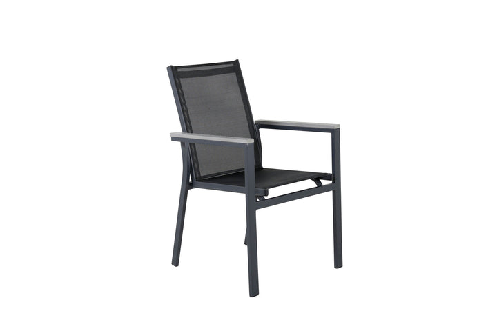 Venture Home Parma Chair 2-pack - Black/Grey