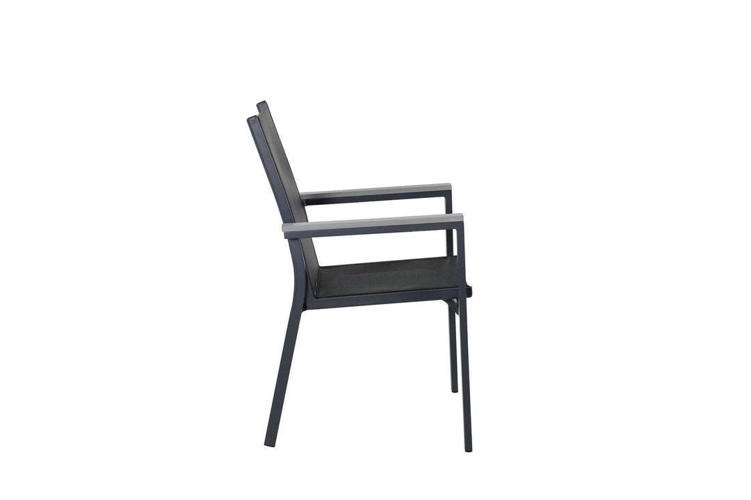 Venture Home Parma Chair 2-pack - Black/Grey