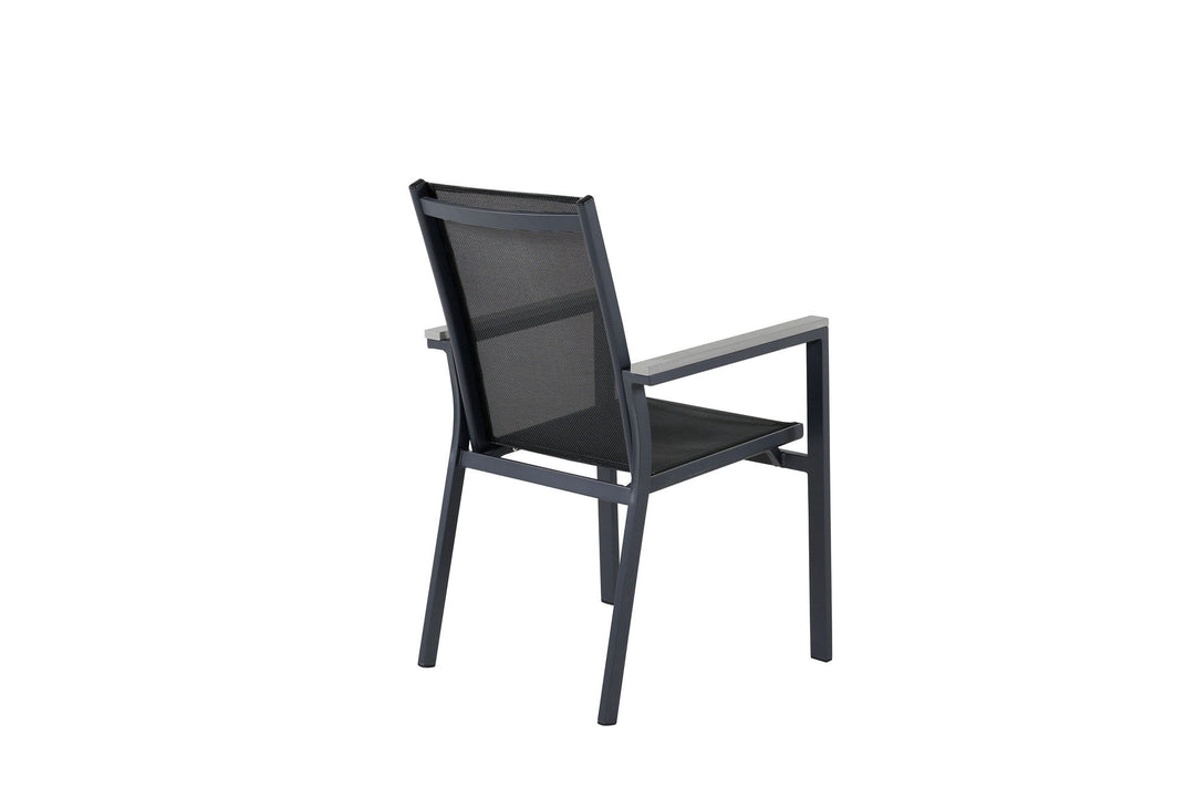 Venture Home Parma Chair 2-pack - Black/Grey