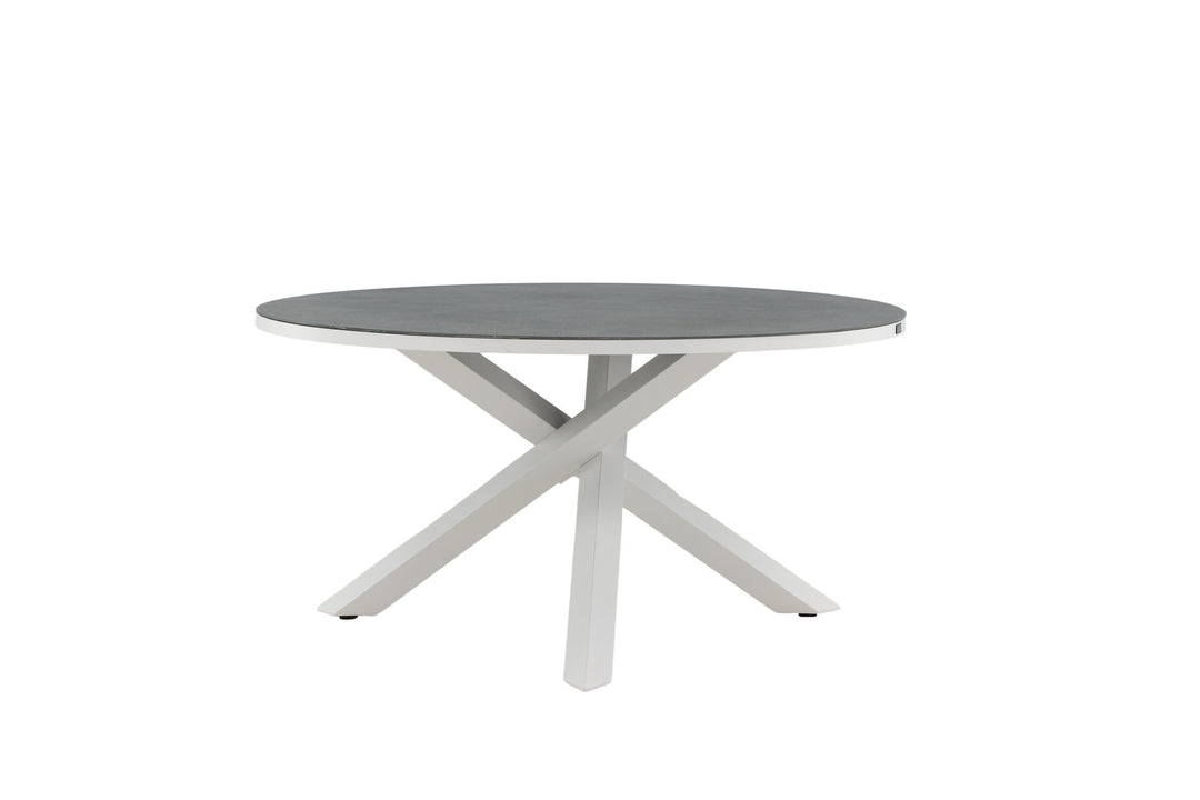Venture Home Copacabana Table ø 140 - White/Grey