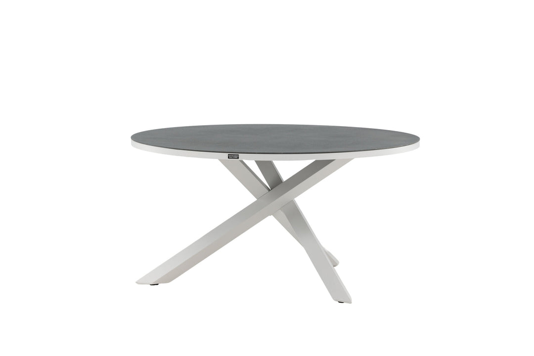 Venture Home Copacabana Table ø 140 - White/Grey