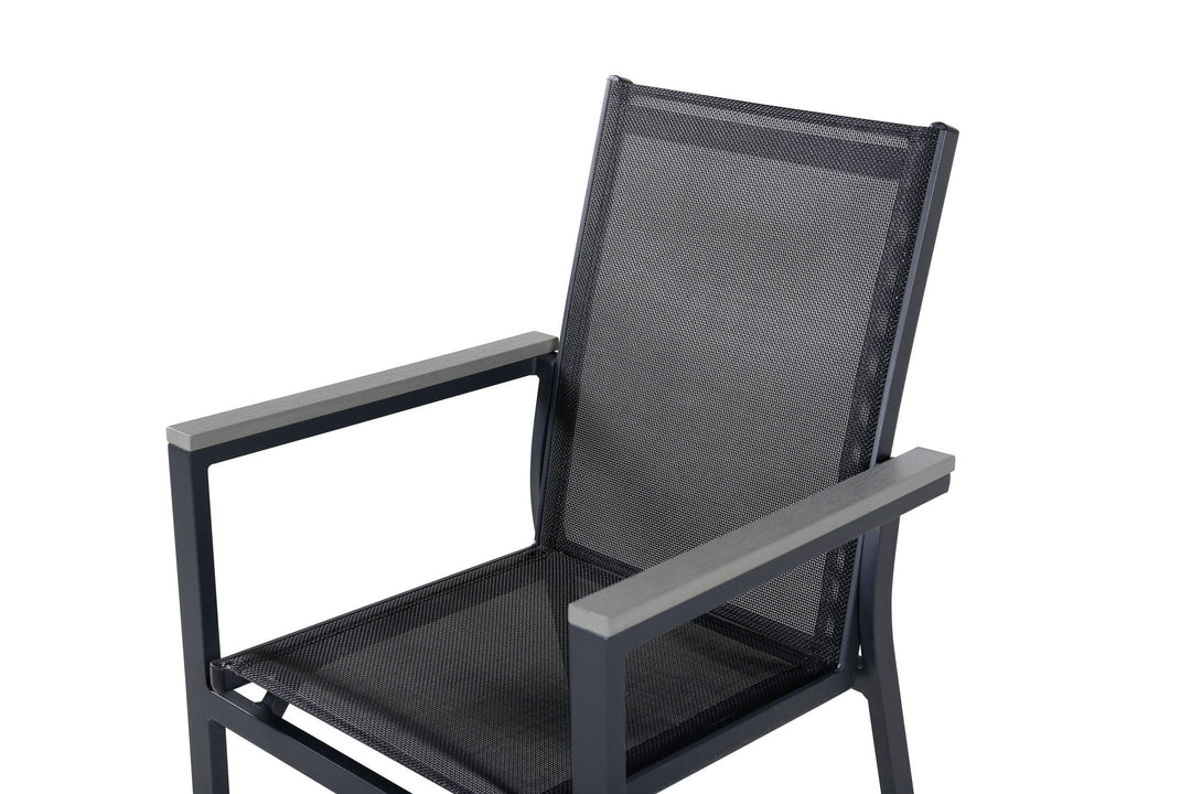 Venture Home Parma Chair 2-pack - Black/Grey