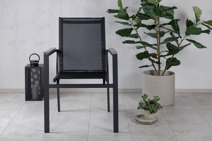 Venture Home Parma Chair 2-pack - Black/Grey