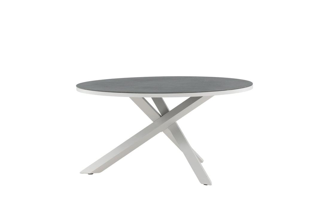Venture Home Copacabana Table ø 140 - White/Grey