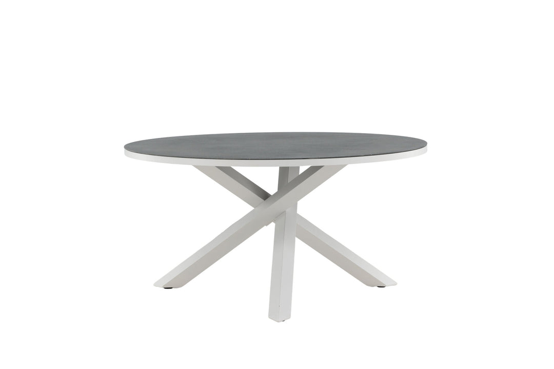 Venture Home Copacabana Table ø 140 - White/Grey