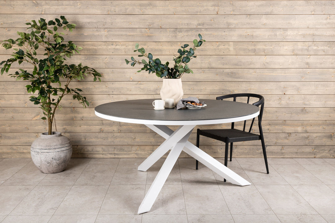 Venture Home Copacabana Table ø 140 - White/Grey