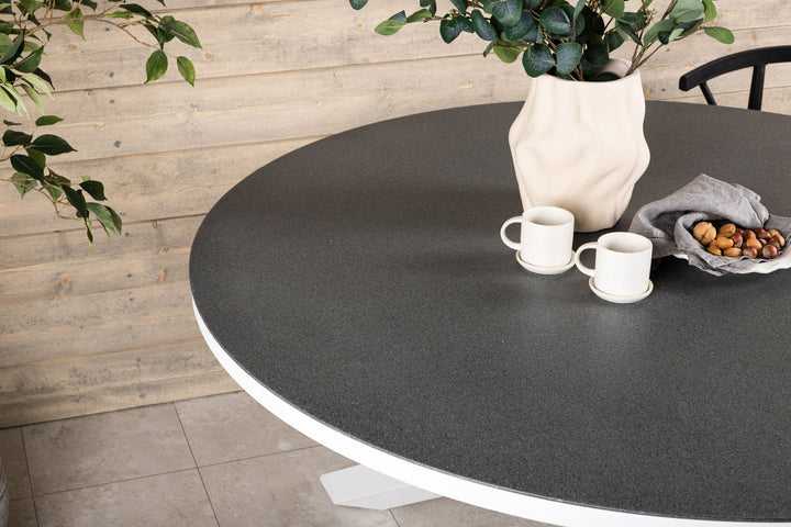 Venture Home Copacabana Table ø 140 - White/Grey