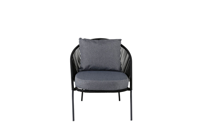 Venture Home Lindos Lounge Chair 2-pack - Black/Black