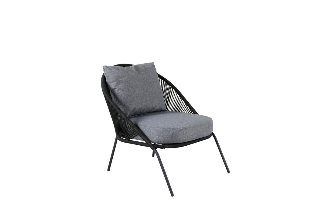 Venture Home Lindos Lounge Chair 2-pack - Black/Black