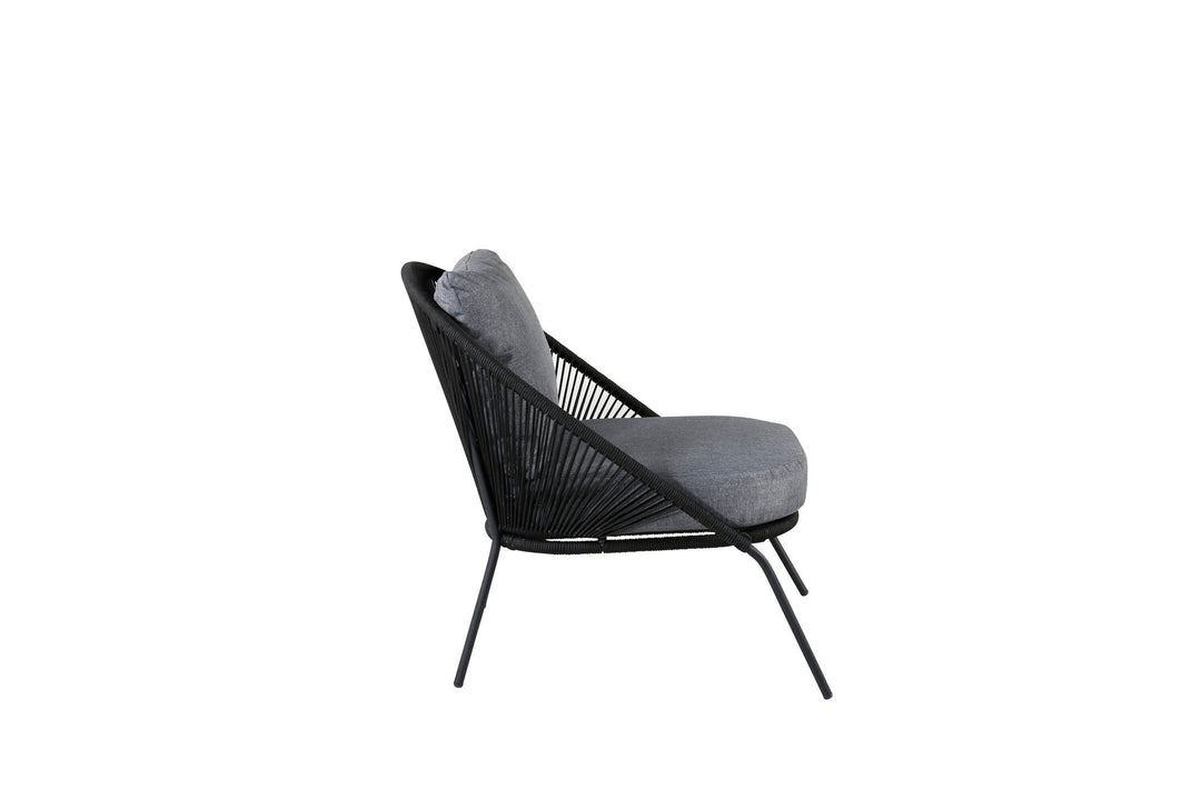 Venture Home Lindos Lounge Chair 2-pack - Black/Black