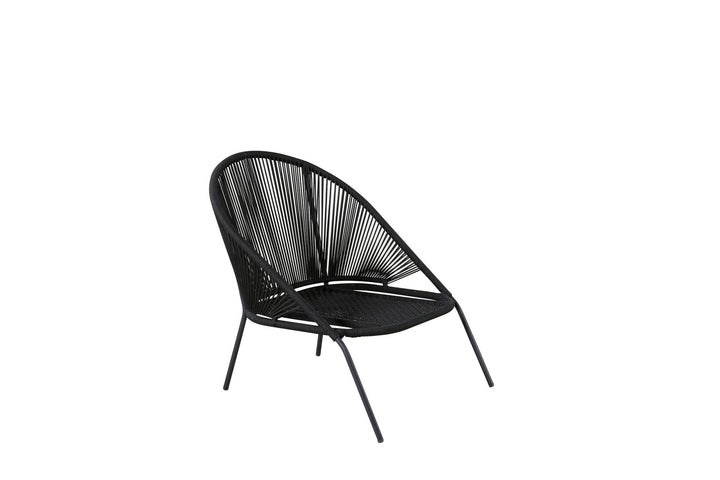 Venture Home Lindos Lounge Chair 2-pack - Black/Black