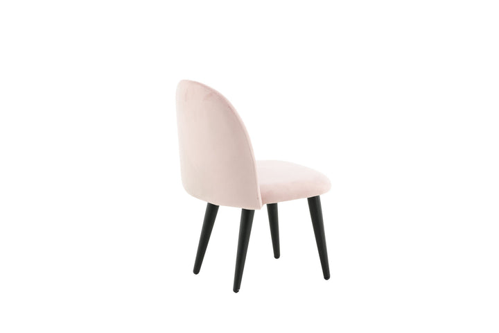 Venture Home Velvet Dining Chair XXS 2-pack - Pink Velvet