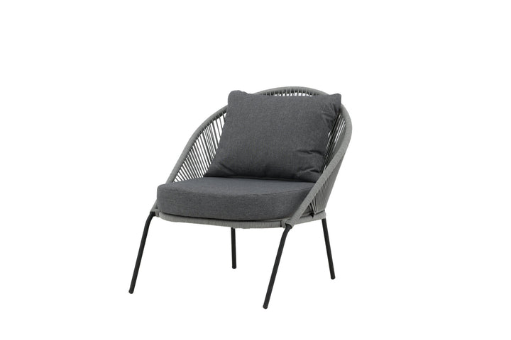 Venture Home Lindos Lounge Chair 2-pack - Black/Grey