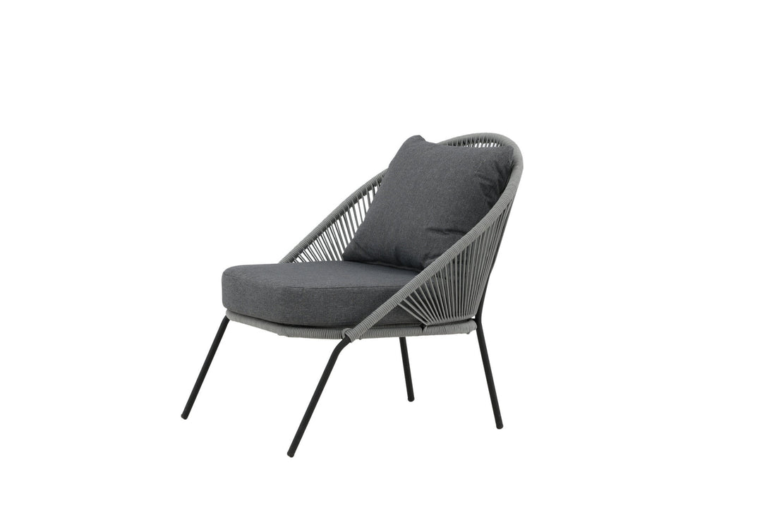 Venture Home Lindos Lounge Chair 2-pack - Black/Grey