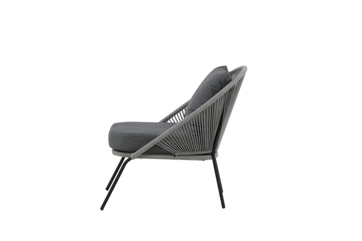 Venture Home Lindos Lounge Chair 2-pack - Black/Grey