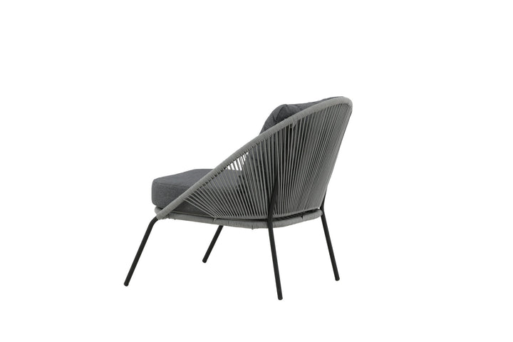 Venture Home Lindos Lounge Chair 2-pack - Black/Grey