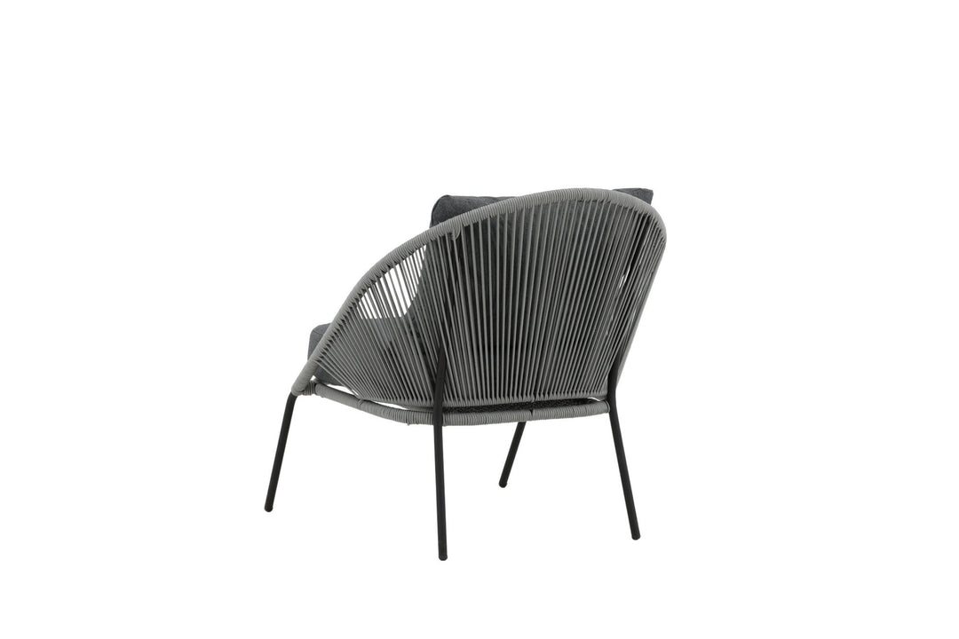 Venture Home Lindos Lounge Chair 2-pack - Black/Grey