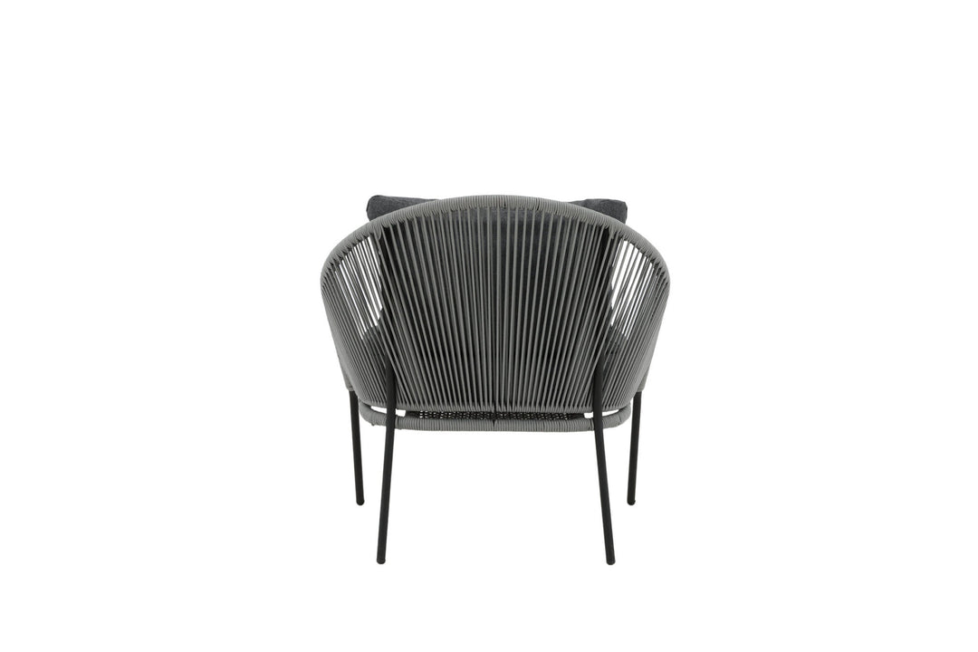 Venture Home Lindos Lounge Chair 2-pack - Black/Grey