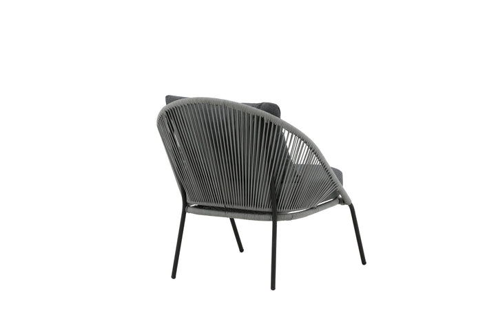 Venture Home Lindos Lounge Chair 2-pack - Black/Grey