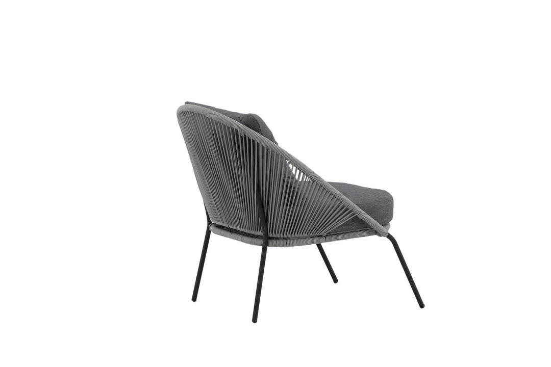 Venture Home Lindos Lounge Chair 2-pack - Black/Grey