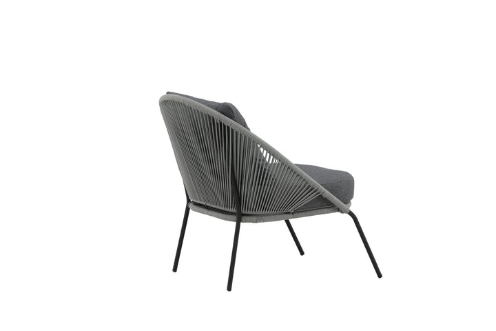 Venture Home Lindos Lounge Chair 2-pack - Black/Grey