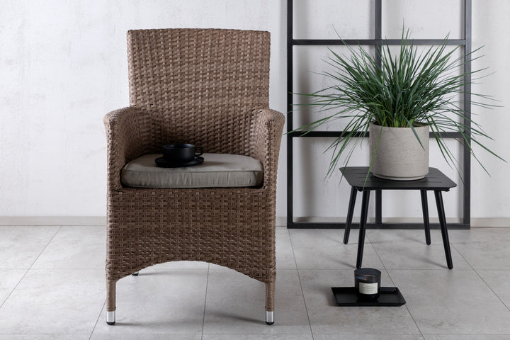 Venture Home Malin Armchair 2-pack - Nature/Sand