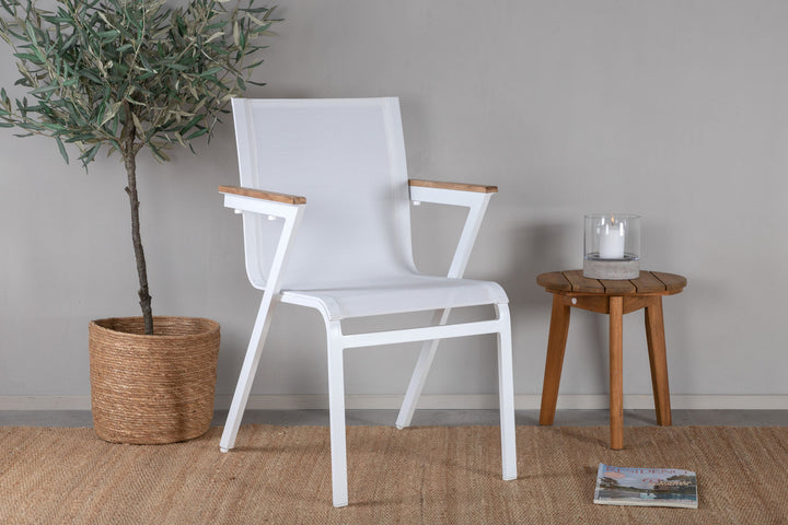 Venture Home Mexico Chair 2-pack - White/Teak