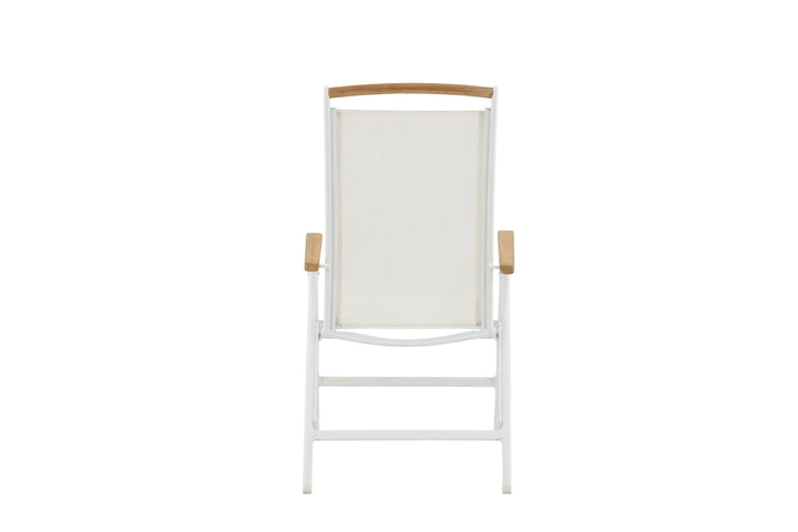 Venture Home Panama 5:pos Chair 2-pack - White/Teak