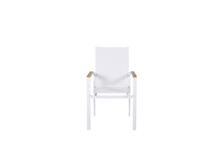 Venture Home Texas Chair 2-pack - White/Teak