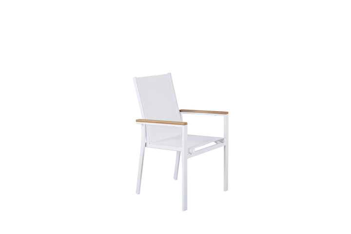 Venture Home Texas Chair 2-pack - White/Teak