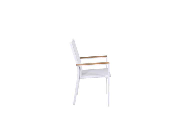 Venture Home Texas Chair 2-pack - White/Teak