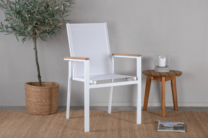 Venture Home Texas Chair 2-pack - White/Teak