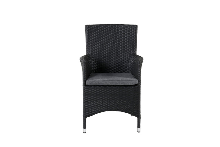 Venture Home Malin Armchair 2-pack - Black/Grey