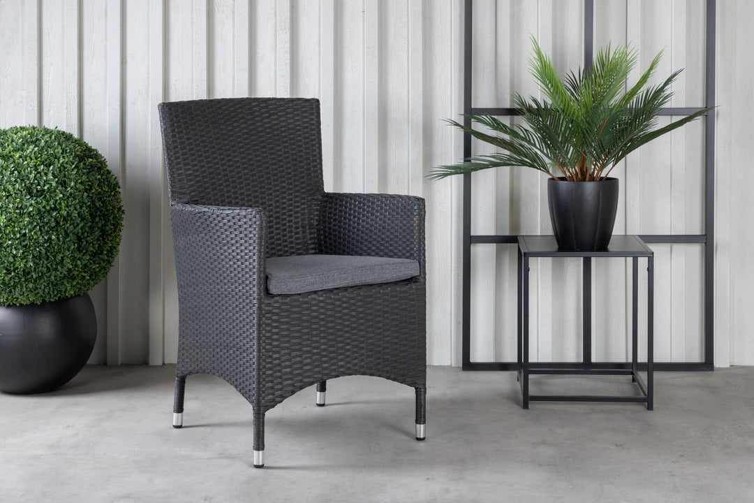 Venture Home Malin Armchair 2-pack - Black/Grey