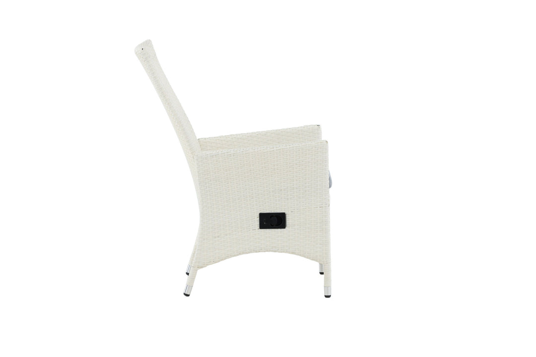 Venture Home Padova Chair (Recliner) 2-pack - White/Grey