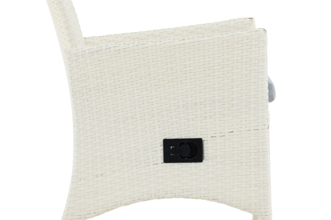 Venture Home Padova Chair (Recliner) 2-pack - White/Grey