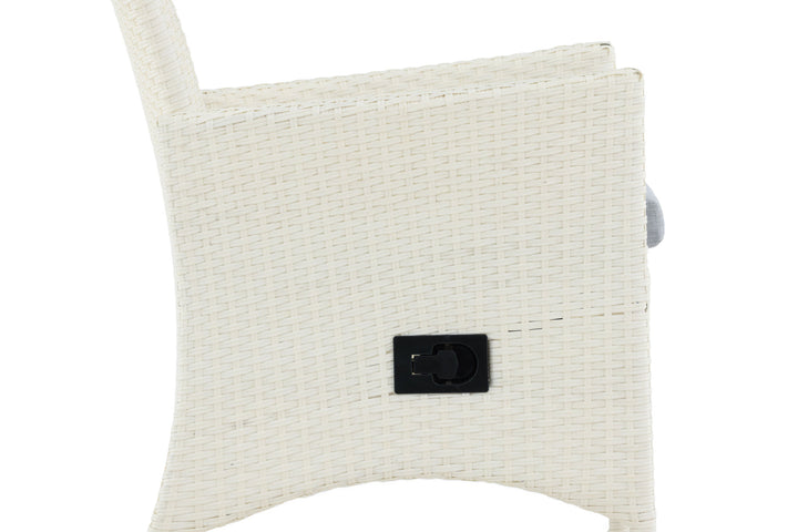 Venture Home Padova Chair (Recliner) 2-pack - White/Grey