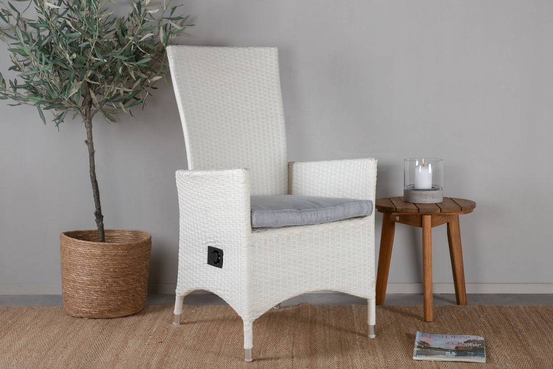 Venture Home Padova Chair (Recliner) 2-pack - White/Grey