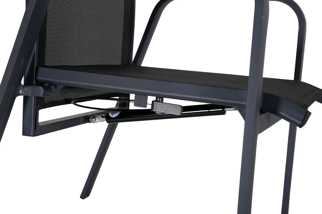 Venture Home Copacabana Recliner Chair 2-pack - Black/Black