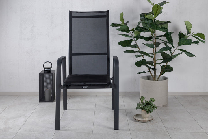 Venture Home Copacabana Recliner Chair 2-pack - Black/Black