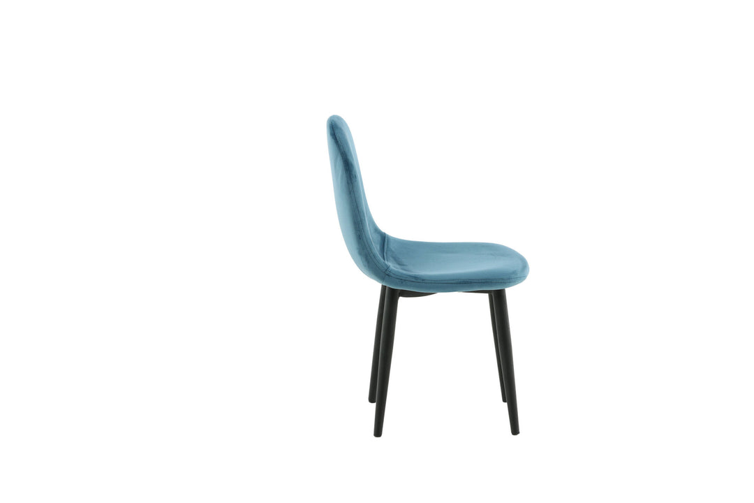 Venture Home Polar Dining Chair XXS 2-pack - Blue Velvet