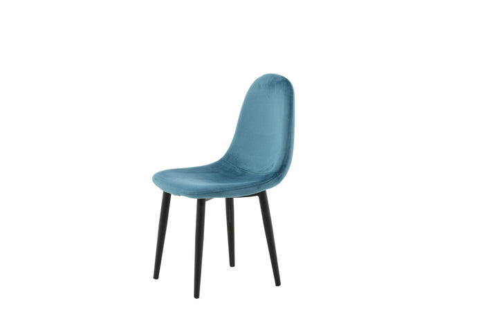 Venture Home Polar Dining Chair XXS 2-pack - Blue Velvet