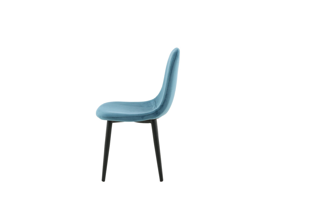 Venture Home Polar Dining Chair XXS 2-pack - Blue Velvet