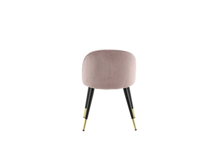 Venture Home Velvet 2-pack Brass Dusty Pink