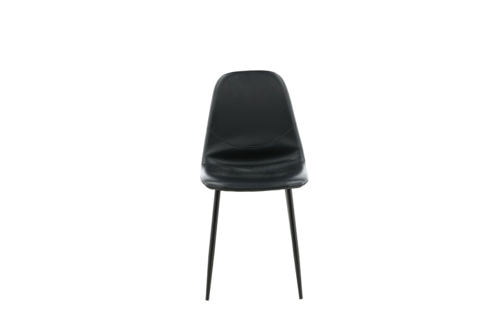 Venture Home Polar Matstol 2-pack - Svart / Svart PU