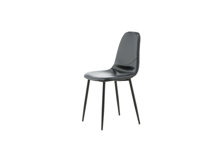 Venture Home Polar Matstol 2-pack - Svart / Svart PU